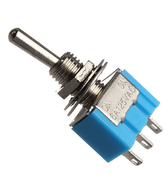 INTERRUPTOR DE CODILLO 3 GOLPES 3 TERMINAL 6A 125V