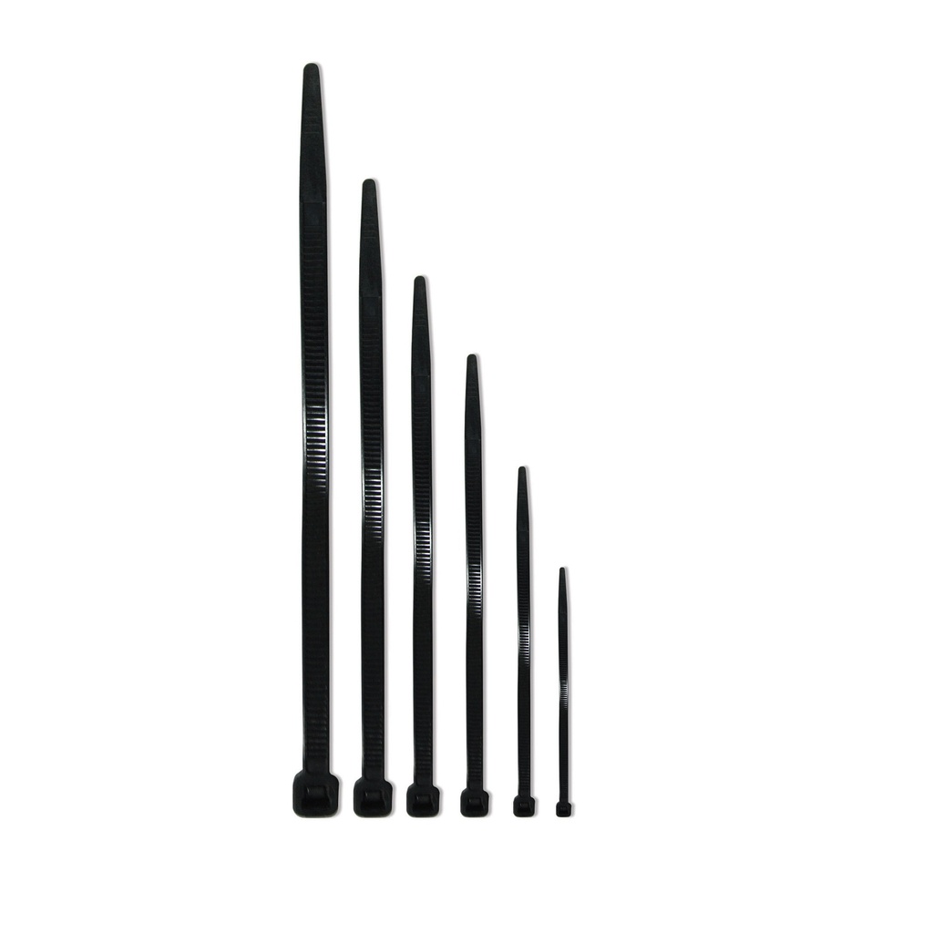 AMARRE PLASTICO 150X3.6MM NEGRO 100UND