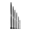 AMARRE PLASTICO 300X4.8MM NEGRO 100UND