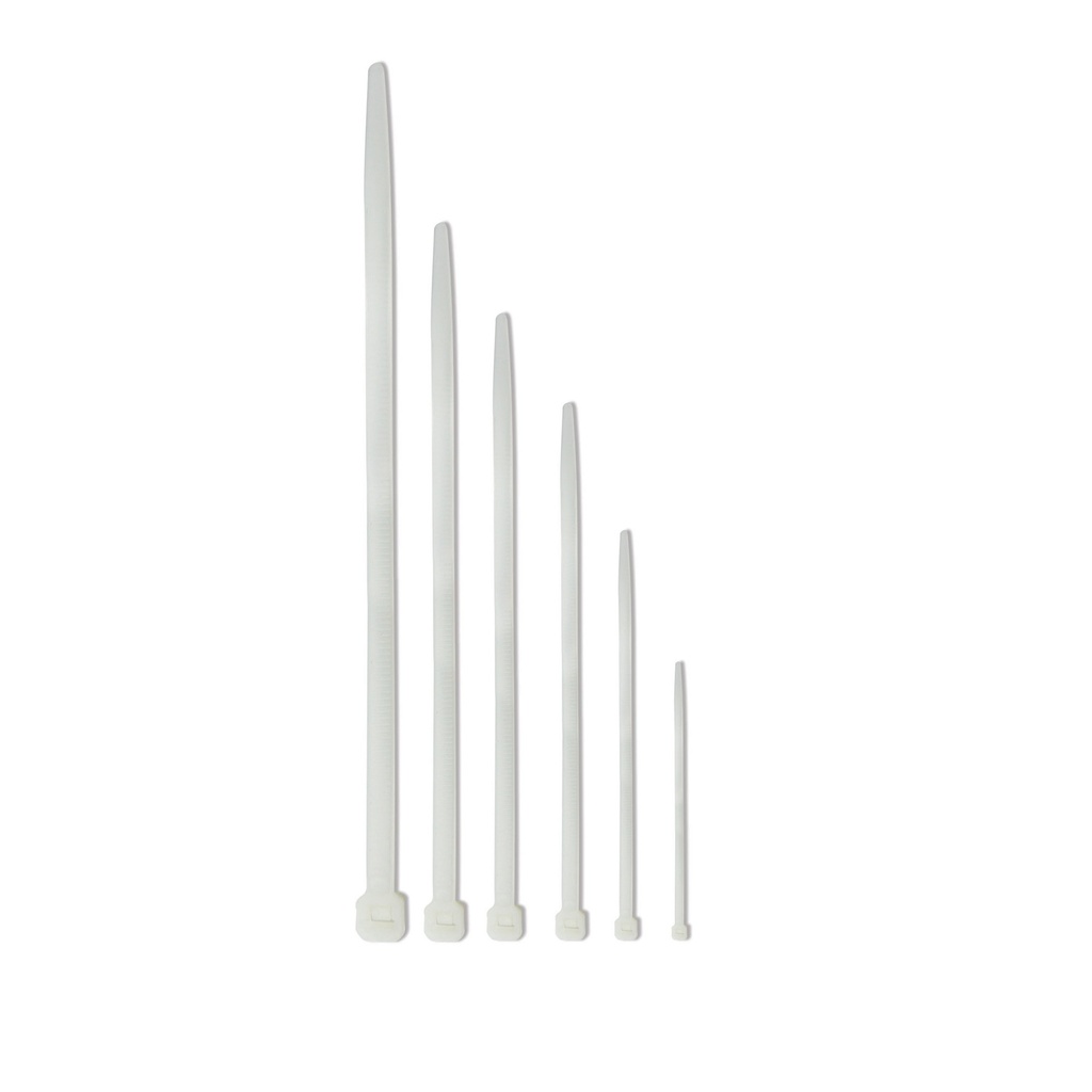 AMARRE PLASTICO 450X4.8MM BLANCO 100UND NYLON