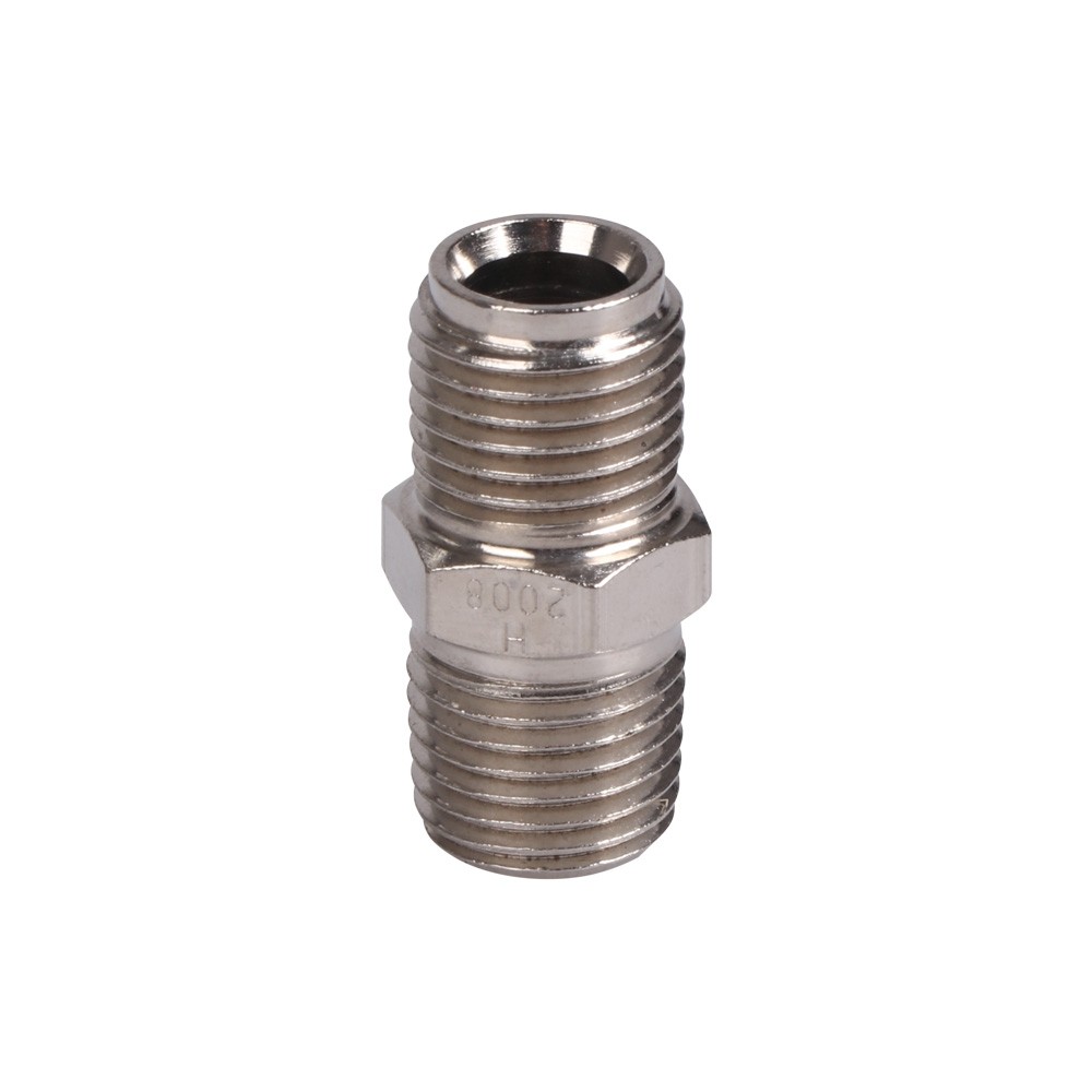 UNION NIPLE MACHO 1/4 PARA COMPRESOR