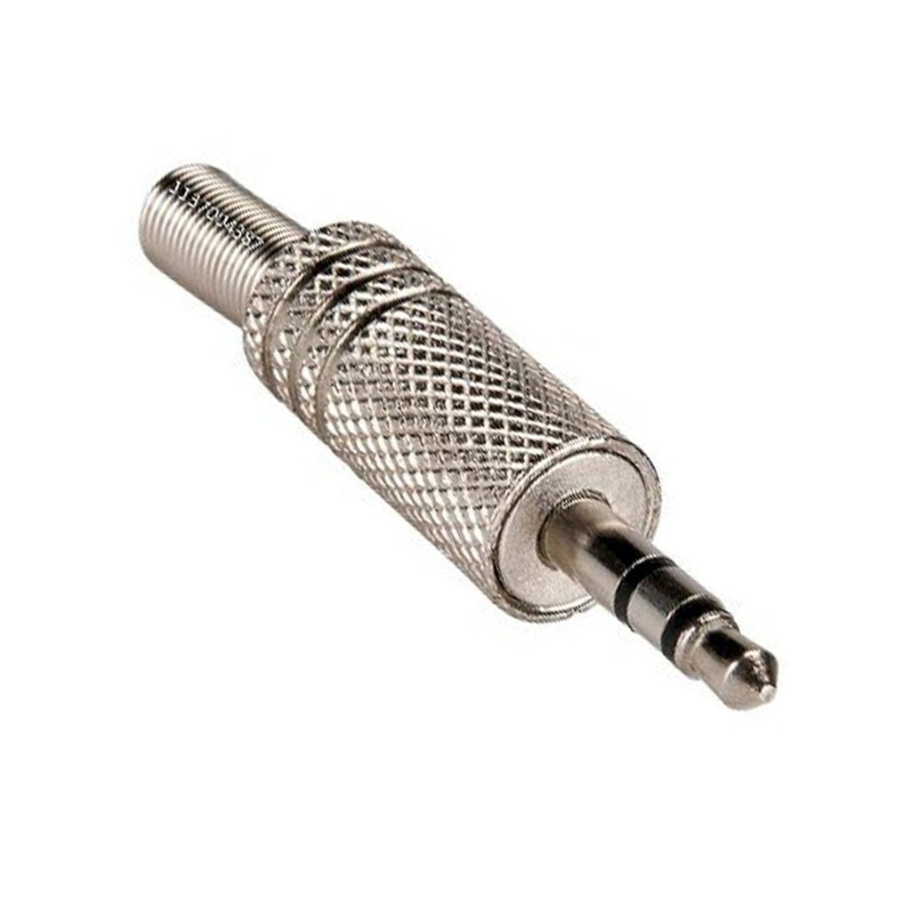PLUG ESTEREO 3.5 MACHO METALICO