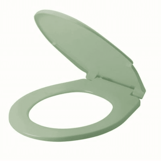 ASIENTO SANITARIO REDONDO VERDE PASTEL RIOPLAST 