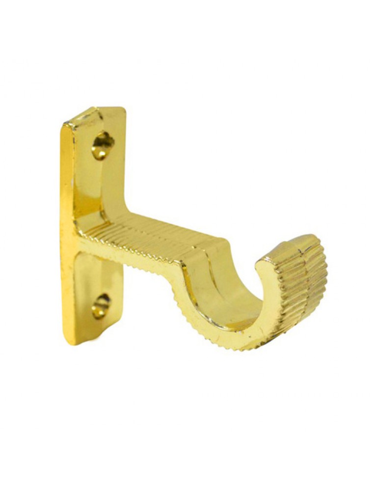SOPORTE PLASTICO PARA TUBO DE 1/2 DORADO TECHO   