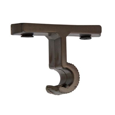 SOPORTE PLASTICO PARA TUBO DE 5/8 CAFÉ TECHO  