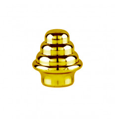 TAPON TERMINAL CORTINA 3/4 DORADO