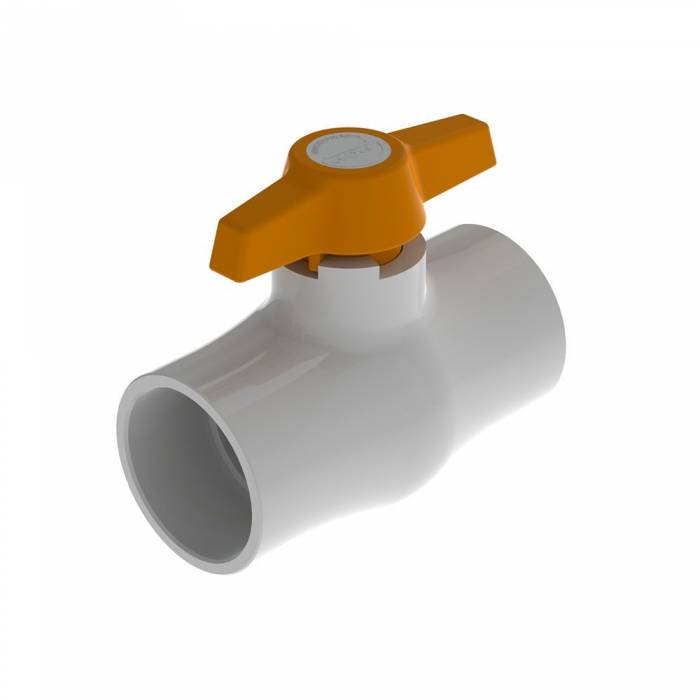 VALVULA REGISTRO PVC LISA 1-1/2 PCP