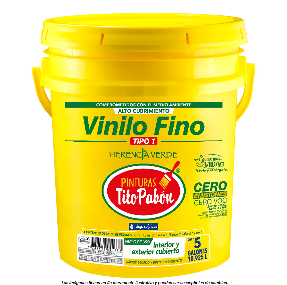 VINILO TITO PABON FINO TIPO 1 CUÑETE