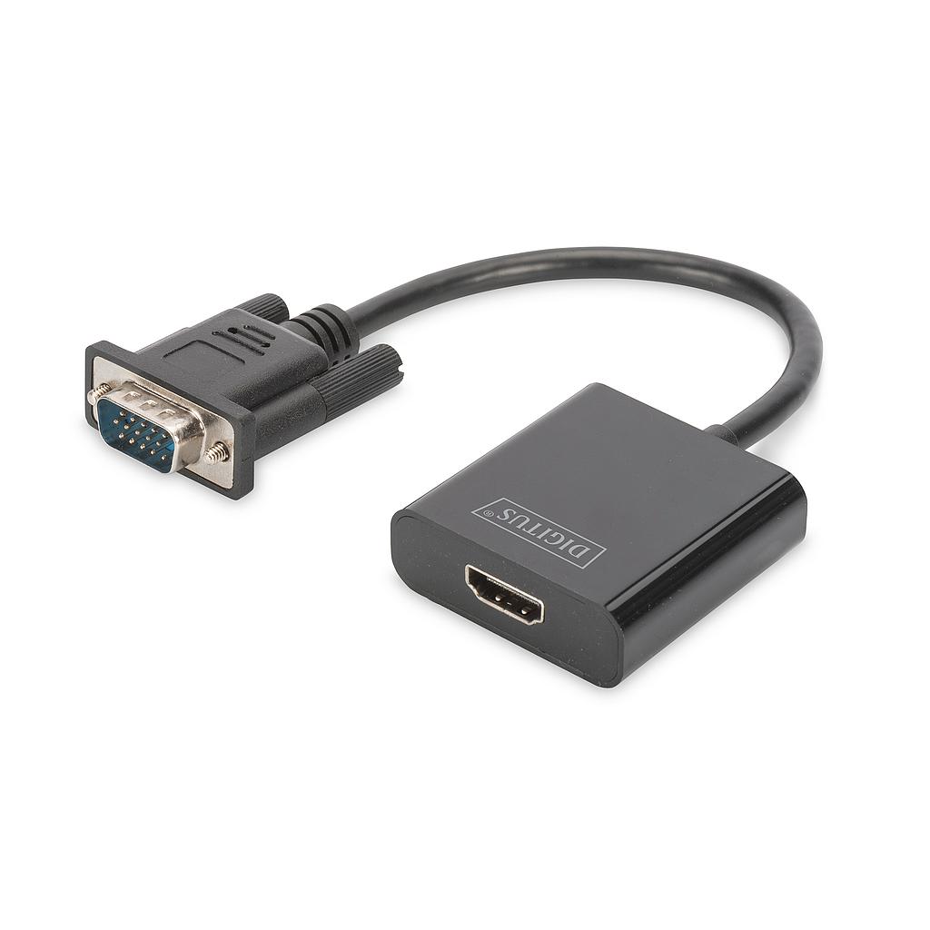CONVERTIDOR VGA A HDMI CON AUDIO