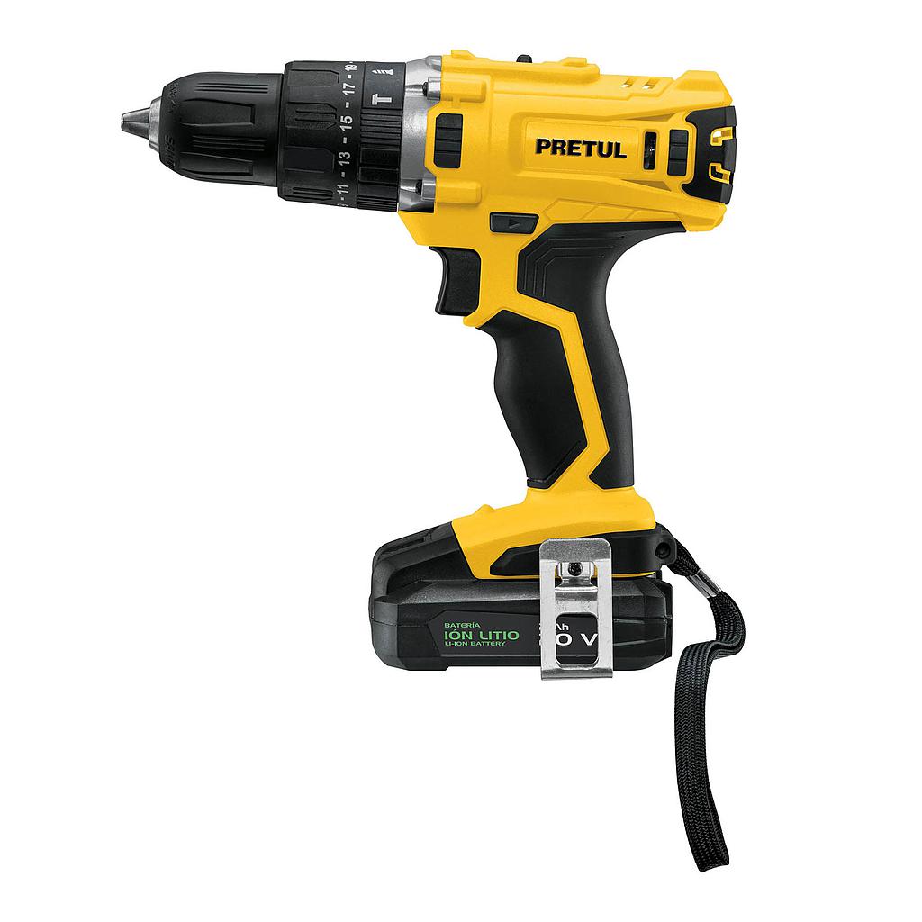 TALADRO INALAMBRICO 1/2&quot; 20V PRETUL
