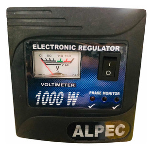 ESTABILIZADOR REGULADOR DE VOLTAJE 1000 ALPEC