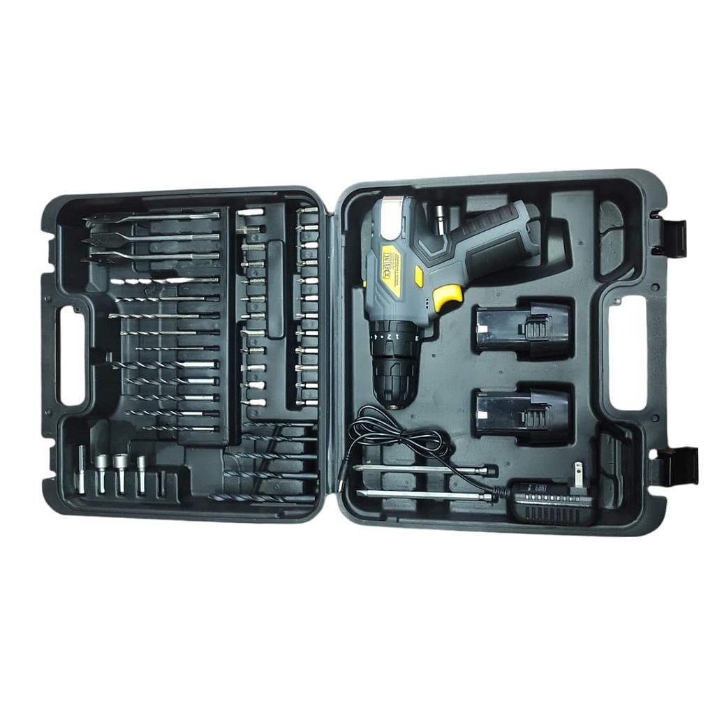 TALADRO INALAMBRICO 12V 3/8&quot; MALETIN ACCESORIOS DAVINCI