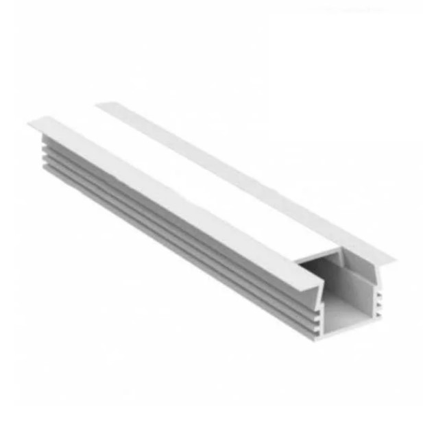 PERFIL ALUMINIO DOBLE FONDO PARA CINTA LED 3MT