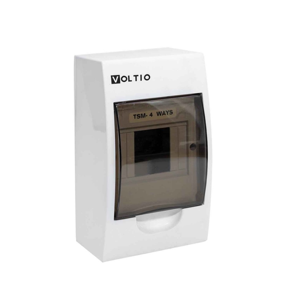 TABLERO RIEL 4 CIRCUITOS SOBREPONER VOLTIO